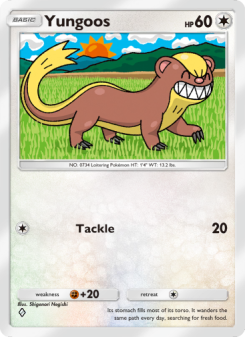 Yungoos - pokemon TCG Card
