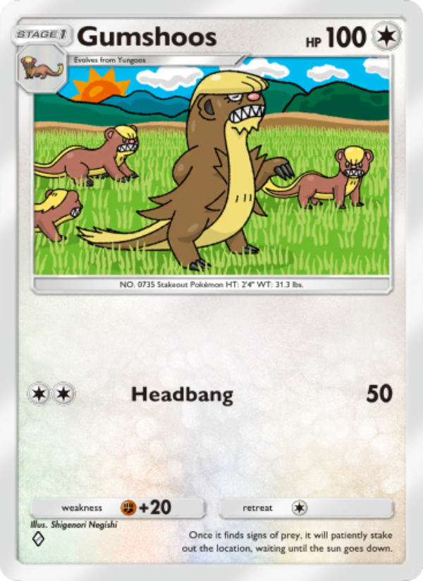 Gumshoos - Pokémon TCG Card