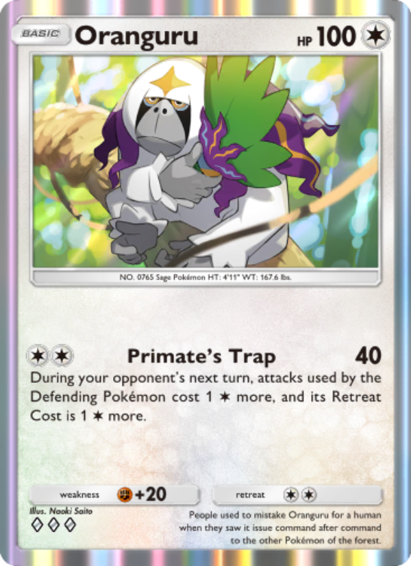 Oranguru - Pokémon TCG Card