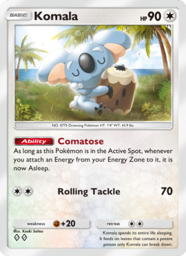 Komala - Pokémon TCG Card