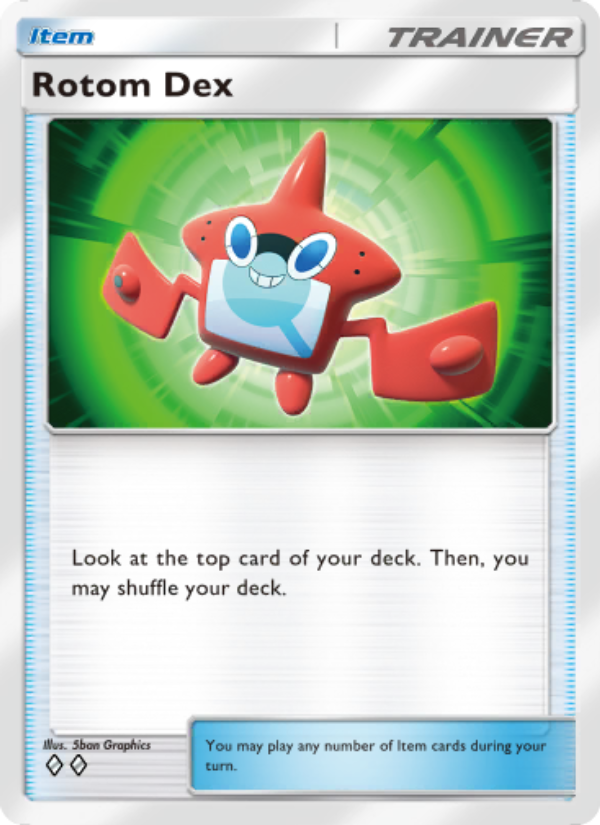 Rotom Dex - Pokémon TCG Card