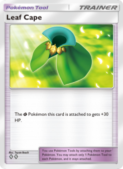 Leaf Cape - pokemon TCG Card