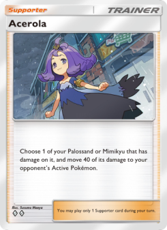 Acerola - pokemon TCG Card