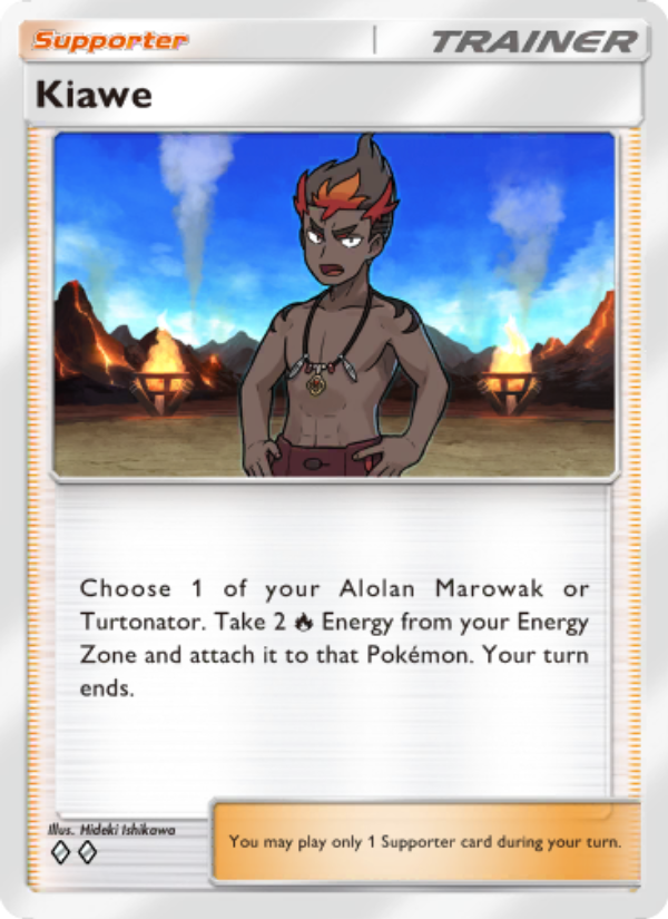 Kiawe - Pokémon TCG Card