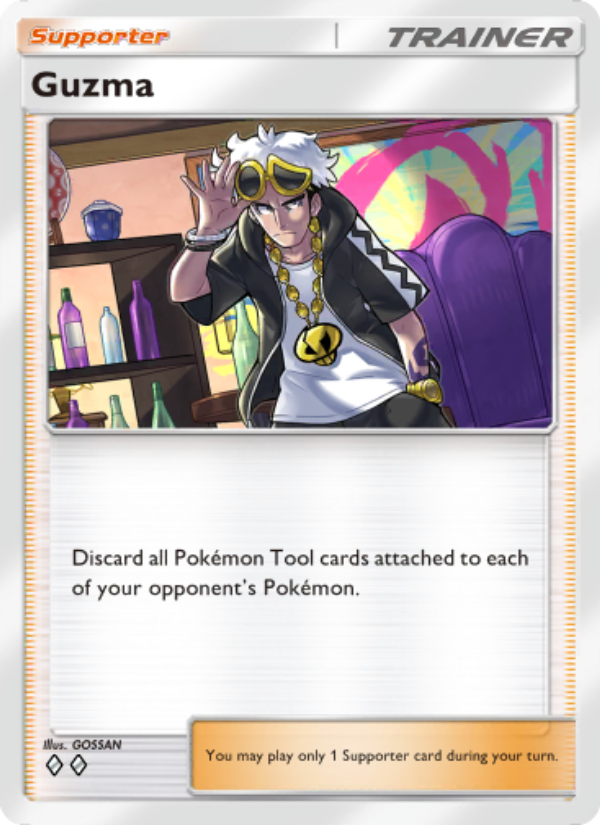 Guzma - Pokémon TCG Card