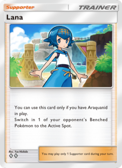 Lana - pokemon TCG Card