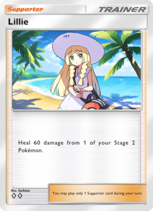 Lillie - Pokémon TCG Card