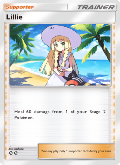 Lillie - pokemon TCG Card