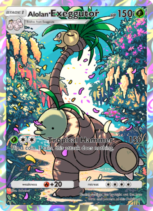 Alolan Exeggutor - Pokémon TCG Card