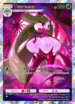 Tsareena - pokemon TCG Card