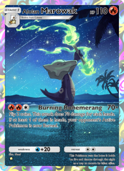 Alolan Marowak - pokemon TCG Card