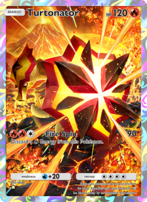 Turtonator - Pokémon TCG Card