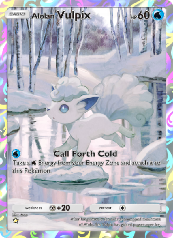 Alolan Vulpix - Pokémon TCG Card