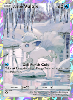 Alolan Vulpix - pokemon TCG Card