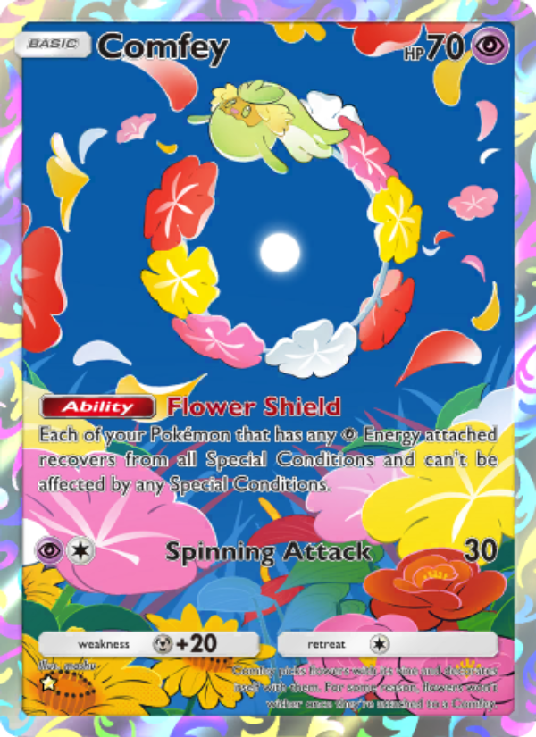 Comfey - Pokémon TCG Card