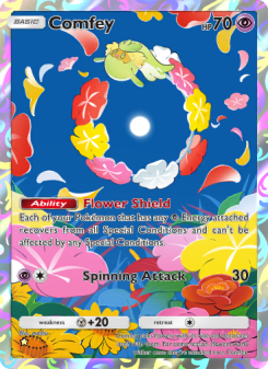 Comfey - pokemon TCG Card