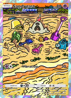 Sandygast - pokemon TCG Card