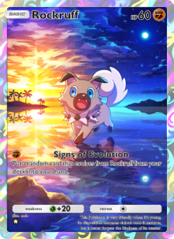 Rockruff - pokemon TCG Card