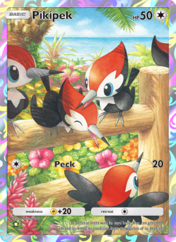 Pikipek - Pokémon TCG Card