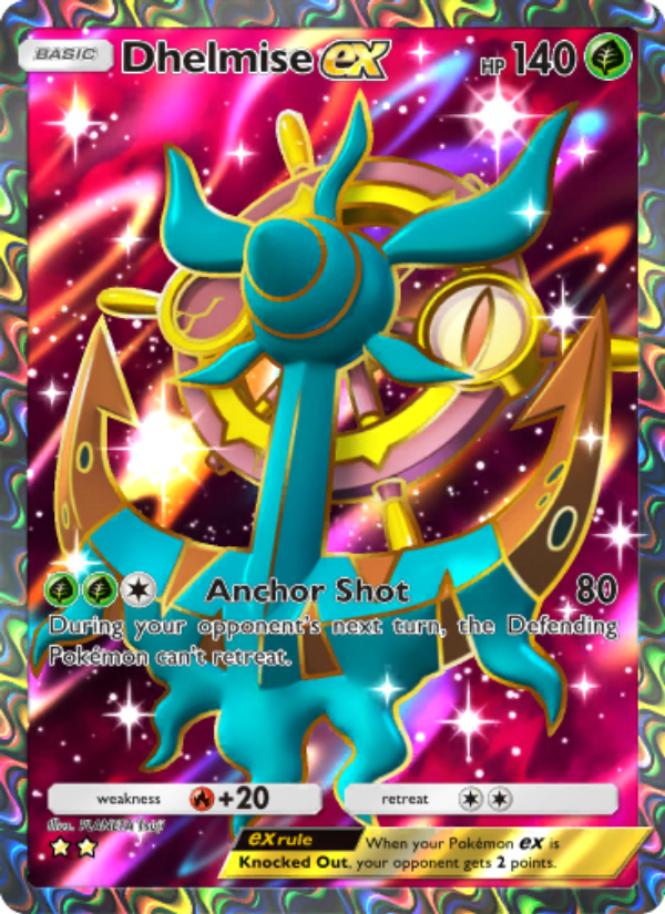 Dhelmise ex - Pokémon TCG Card