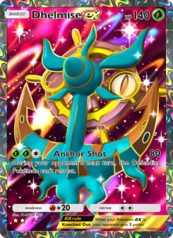 Dhelmise ex - pokemon TCG Card
