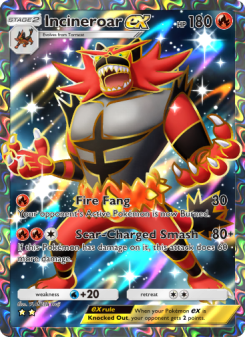Incineroar ex - pokemon TCG Card