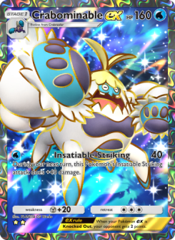Crabominable ex - pokemon TCG Card