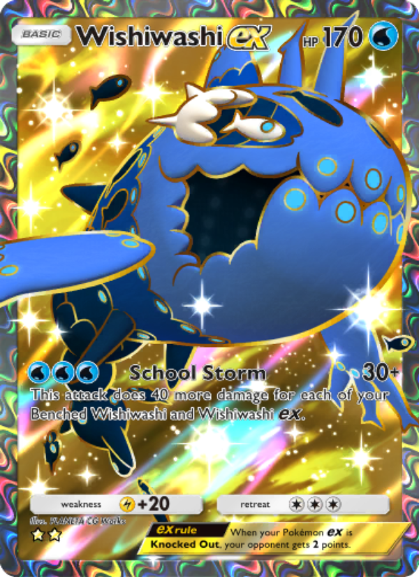 Wishiwashi ex - Pokémon TCG Card