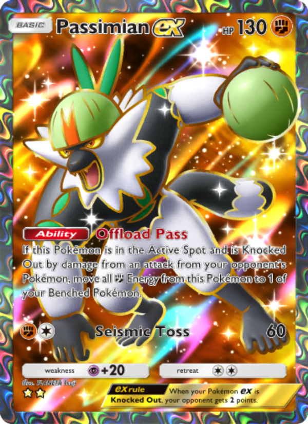 Passimian ex - Pokémon TCG Card