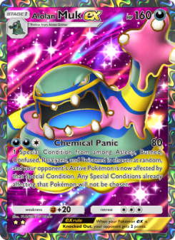 Alolan Muk ex - pokemon TCG Card