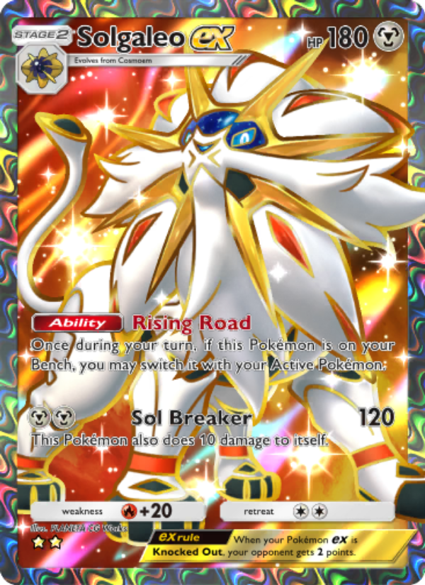 Solgaleo ex - Pokémon TCG Card