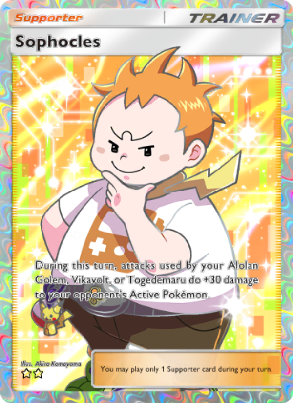 Sophocles - Pokémon TCG Card