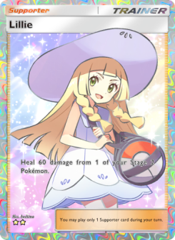 Lillie - pokemon TCG Card