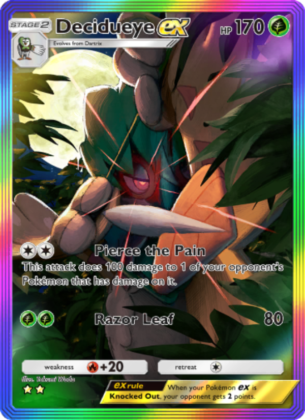 Decidueye ex - Pokémon TCG Card