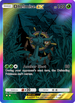 Dhelmise ex - pokemon TCG Card