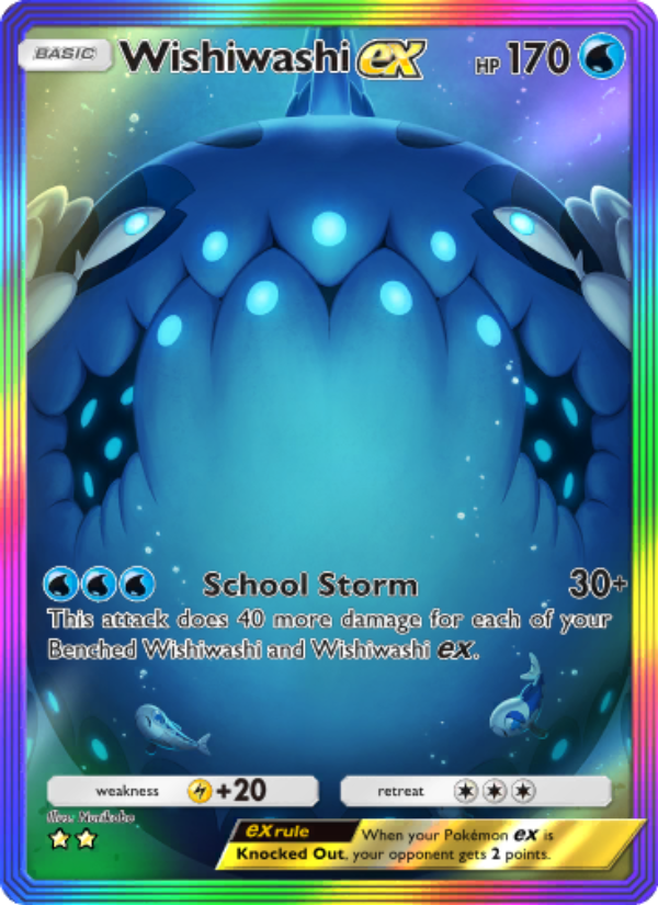 Wishiwashi ex - Pokémon TCG Card