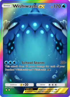 Wishiwashi ex - pokemon TCG Card