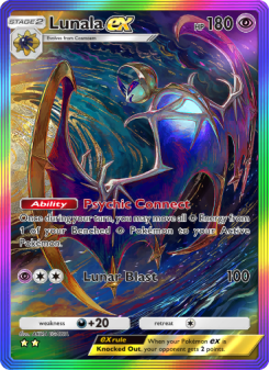 Lunala ex - pokemon TCG Card