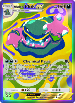 Alolan Muk ex - pokemon TCG Card