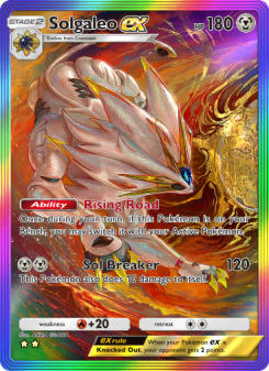 Solgaleo ex - pokemon TCG Card