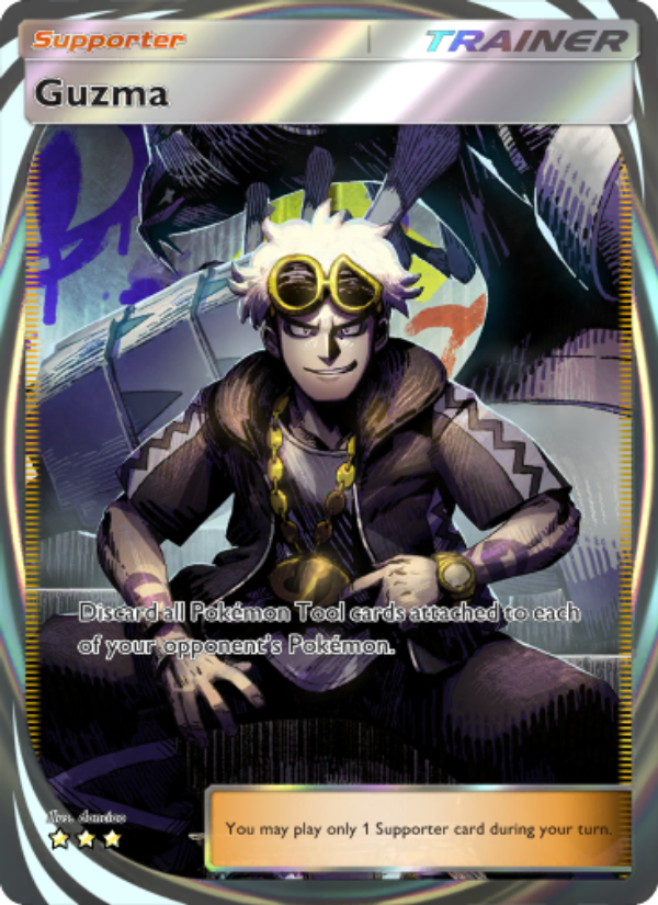 Guzma - Pokémon TCG Card