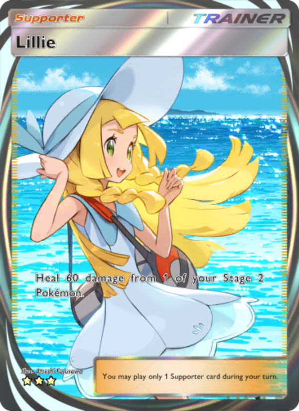 Lillie - Pokémon TCG Card