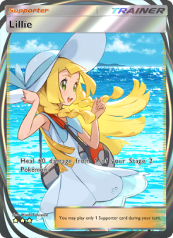 Lillie - pokemon TCG Card