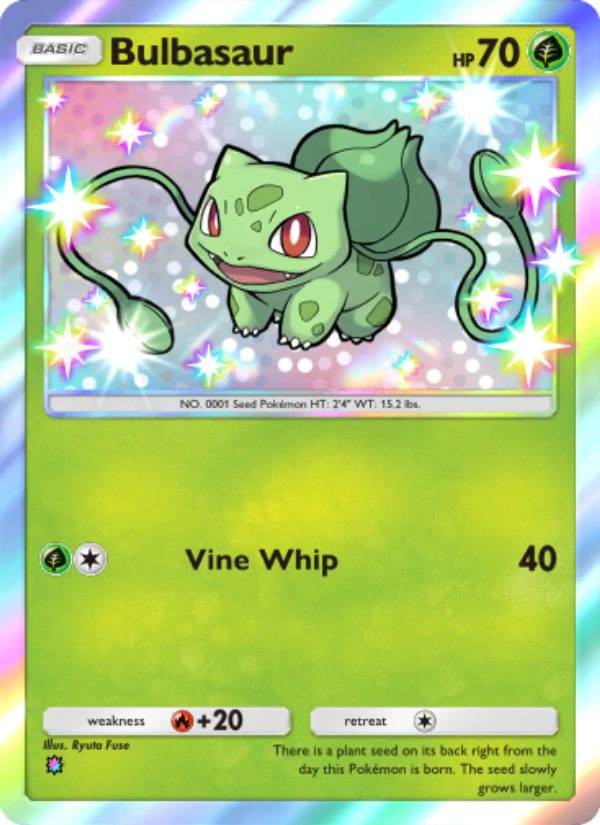 Bulbasaur - Pokémon TCG Card