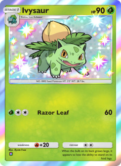 Ivysaur - pokemon TCG Card