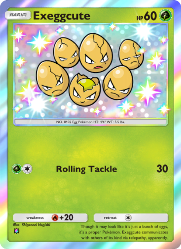 Exeggcute - Pokémon TCG Card