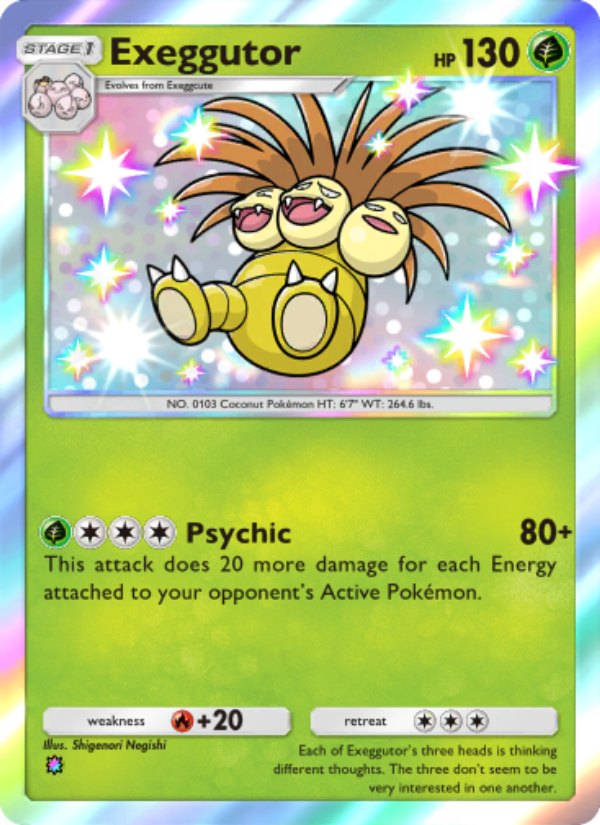 Exeggutor - Pokémon TCG Card