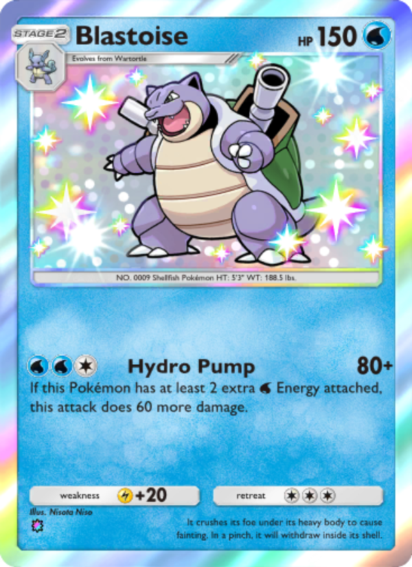 Blastoise - Pokémon TCG Card