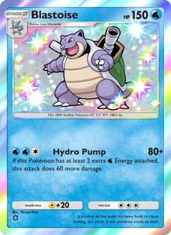 Blastoise - pokemon TCG Card