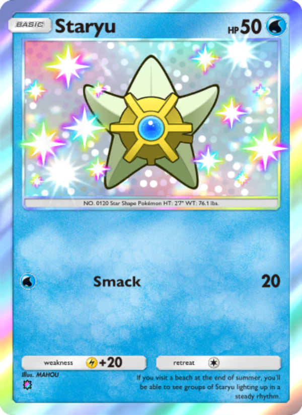 Staryu - Pokémon TCG Card